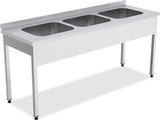 Sink with 3 Bowl - 1800x700x850 mm