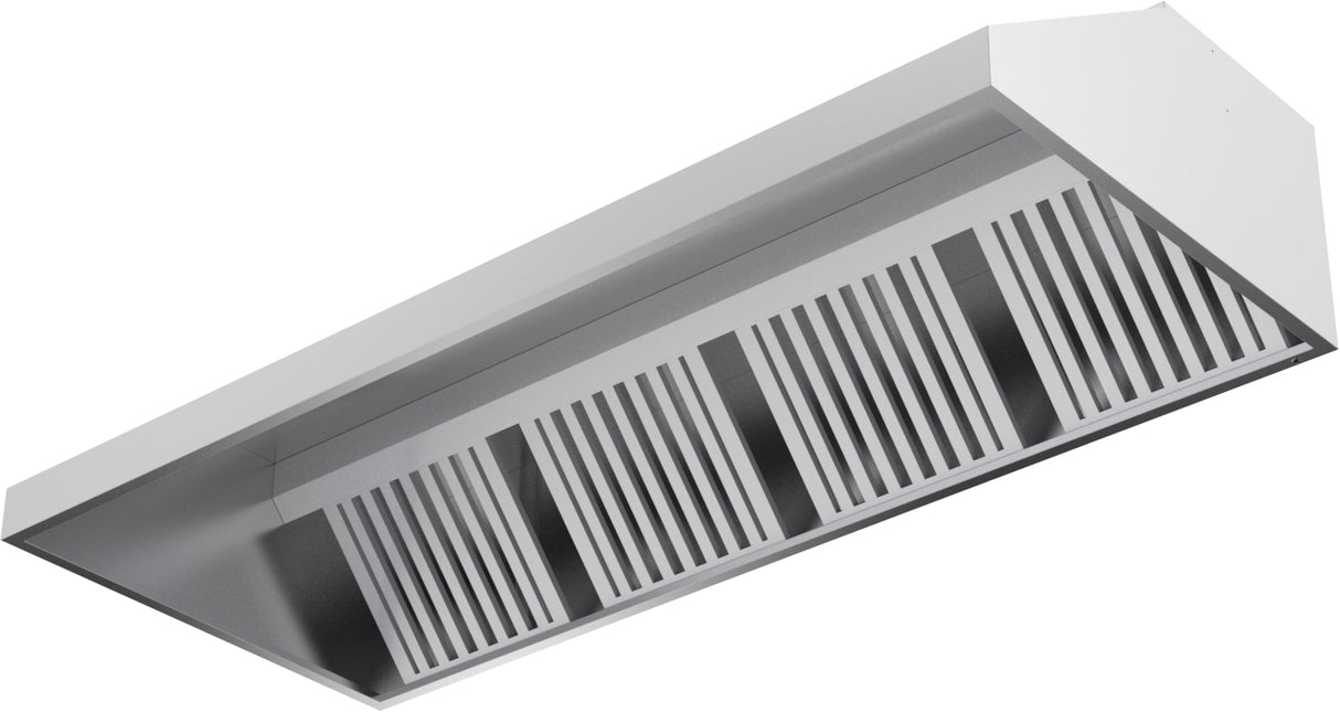 Wandhauben mit Filtern - 5000 x 1100 x 500 mm