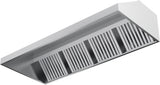Hotte murale – acier inoxydable – 1000×900×500 mm – non box