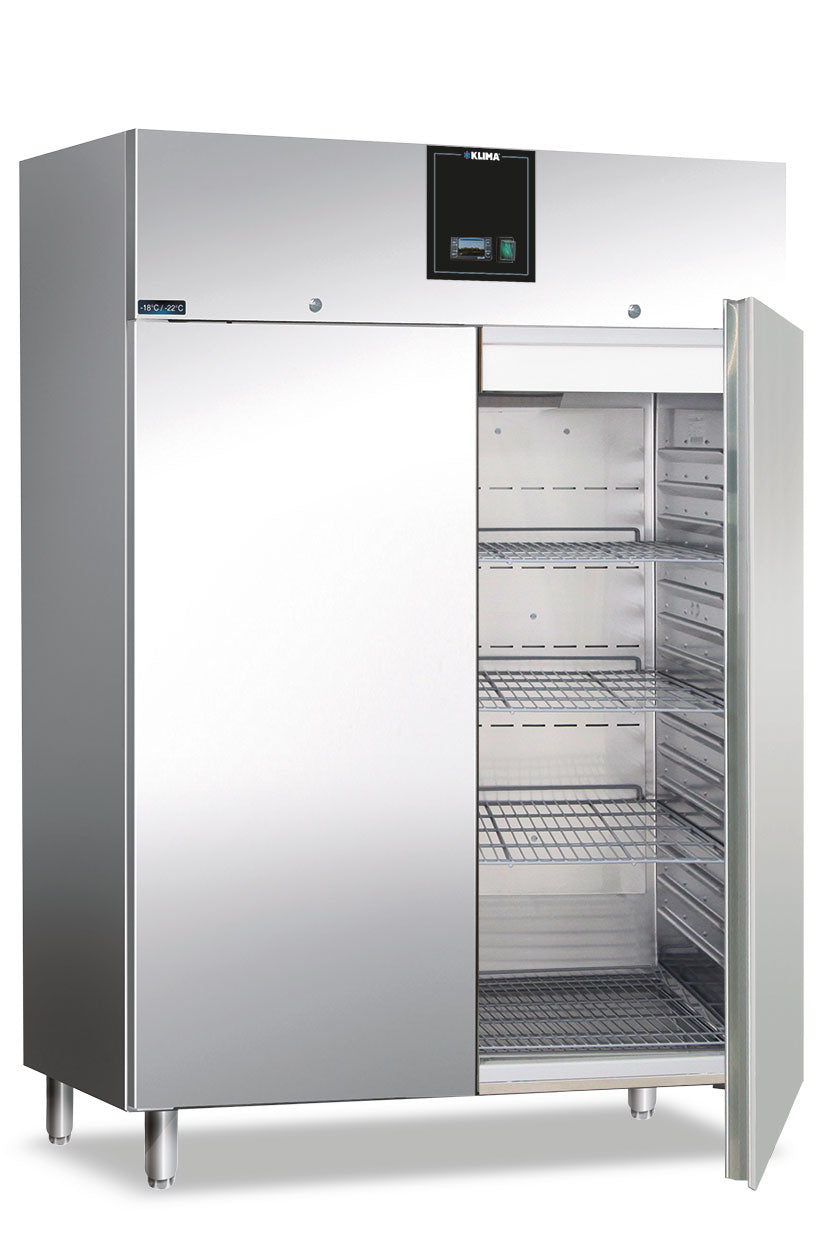 AXF 1520 BT ventilierter doppelter Edelstahl-Tiefkühlschrank