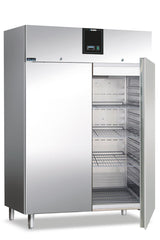 AXF 1520 BT ventilierter doppelter Edelstahl-Tiefkühlschrank