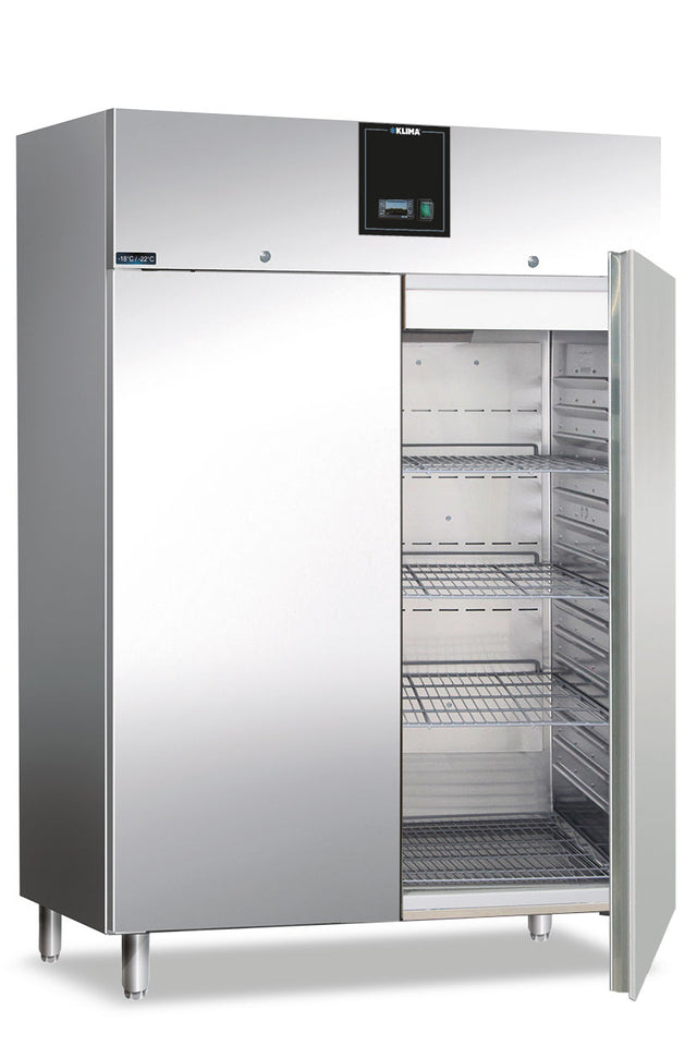 AXF 1520 BT ventilierter doppelter Edelstahl-Tiefkühlschrank