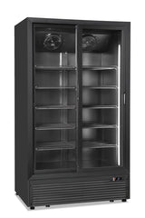 Glastür-Getränkekühlschrank CL 1100 2G SL BLACK