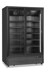 Glastür-Getränkekühlschrank CL 1300 2G SL BLACK