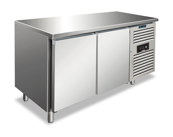 CXF 2100 BT ventilierter zweiflügeliger Tiefkühltisch −22°C / −18°C 190 L
