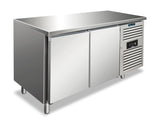 CXF 2100 BT ventilierter zweiflügeliger Tiefkühltisch −22°C / −18°C 190 L