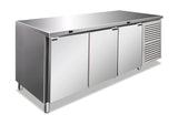 Ventilierter Drei-Türen Kühl- oder Tiefkühltisch CXF 3100 BTN 1795×700×860 mm