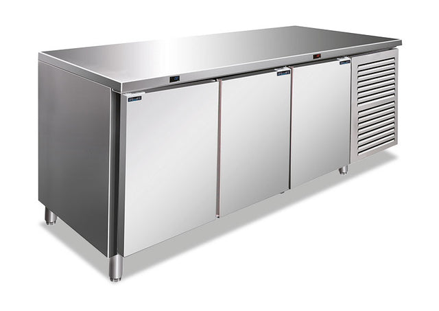 Ventilierter Drei-Türen Kühl- oder Tiefkühltisch CXF 3100 BTN 1795×700×860 mm