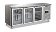 CXF 3100 TNG ventilierter Kühl- oder Tiefkühltisch Glasfront