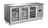 CXF 3100 TNG ventilierter Kühl- oder Tiefkühltisch Glasfront