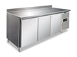 CXF 3200 BT WITH SPLASHBACK dreitüriger Tiefkühltisch mit Alzatina