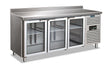 CXF 3200 TNG WITH SPLASHBACK ventilierter Kühlthekentisch
