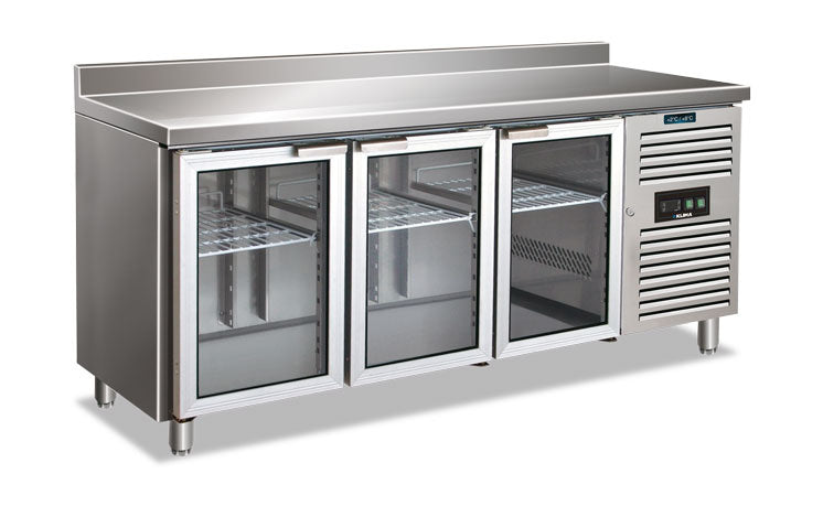 CXF 3200 TNG WITH SPLASHBACK ventilierter Kühlthekentisch