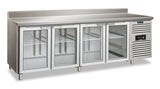 Ventilierter vier­türiger Kühl­tisch CXF 4200 TNG WITH SPLASHBACK 2230×700×960 mm