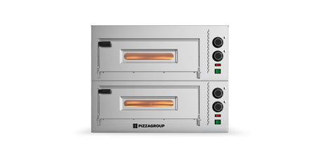 Kompakter Pizzaofen Compact M35/8-M – 1 Pizza – 2,2 kW – 580×500×290 mm – Ansicht 2
