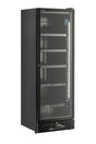 EKG 380 FL BLK Glastür-Getränkekühlschrank 320 L