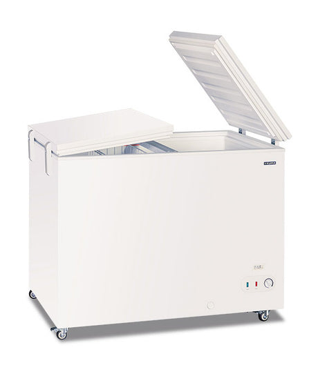 GELO 350 FLP Verkaufs-Gefriertruhe mit Flip‑Flop‑Lidern