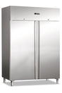 GN 1410 BT Edelstahl doppel­türiger Gefrierschrank