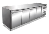 Belüfteter vier­türiger Kühl­tisch GN 4100 TN 2230×700×850 mm