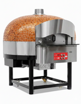 Four à pizza gaz rotatif numérique – Ø 300 mm – 9 pizzas