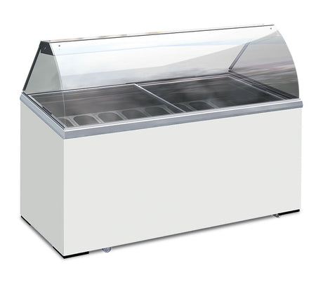 Statische Speiseeisvitrine ICE 8, 414 L, −13°C / −23°C