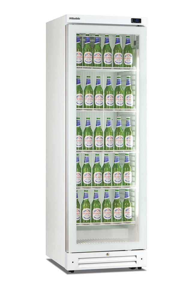 ICOOL 401 G SZ WHT Glastür-Gefrierschrank 600×651×1861 mm