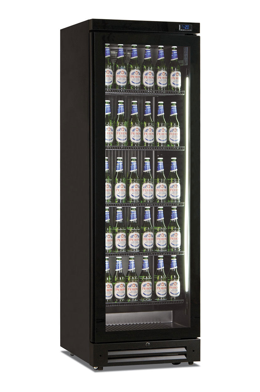 Glastür-Gefrierschrank ICOOL 402 G SZ BLK