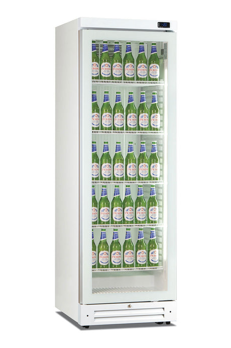 Glastür-Gefrierschrank ICOOL 402 G SZ WHT 600×651×1861 mm