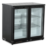 Refroidisseur à bouteilles – 2 portes – 0,26 kW – 920×500×870 mm
