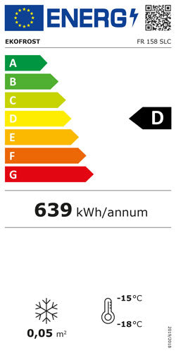 Etichetta energetica ufficiale, classe D