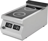 Piastra a induzione 2 zone Serie 700 Plus – 400×730×300 mm