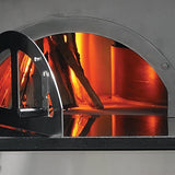 Gas- und Holz-Drehpizzaofen – Ø 300 mm 6 Pizzen 75 Pizzen / Stunde