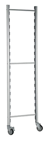 Carrello scaffale in alluminio – ripiani lavabili – 1800 mm