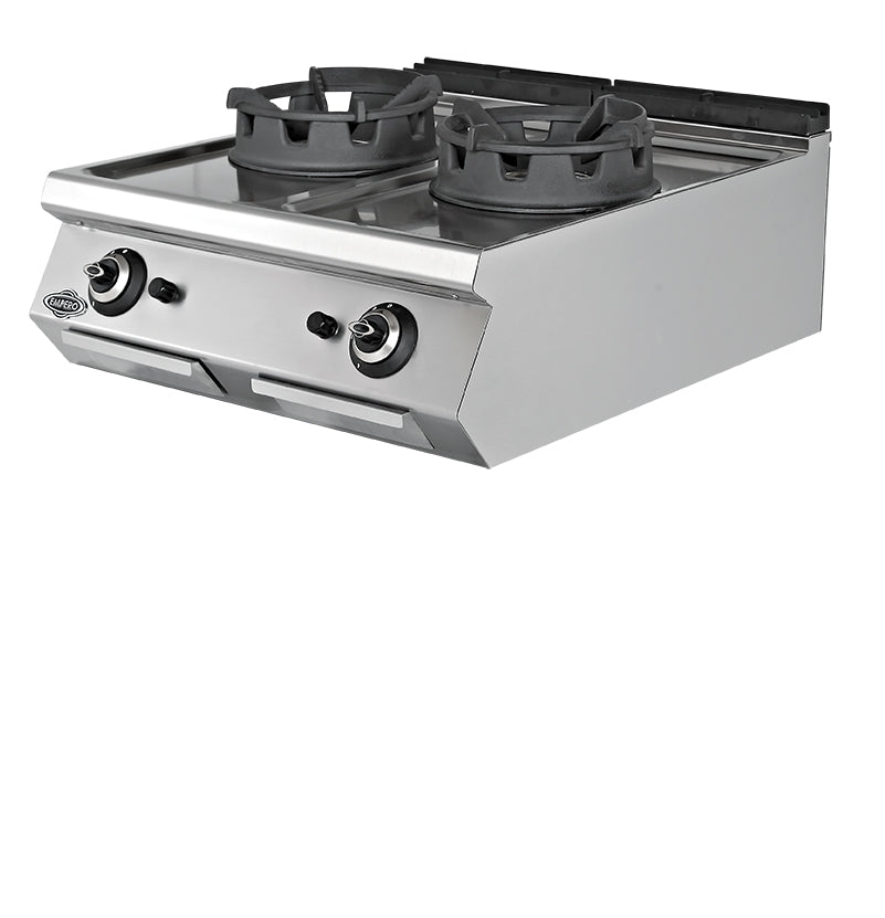 Gas-Wok-Kocher 2 Brenner – 36 kW