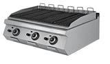 Gas Lavasteingrill Serie 700 Plus – 26 kW – 2 Heizzonen – 1200×730×300 mm
