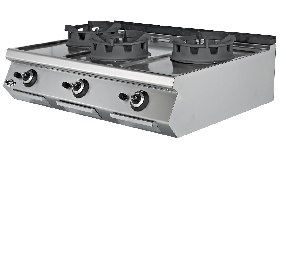 Gas-Wok-Herd 3 Brenner – 54 kW