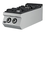 Cuisinière gaz 2 feux – Série 900 Plus – 400×900×300 mm