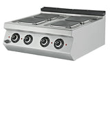 Electrical Cooker 4 Square Plates – 400V / 9 kW