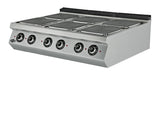 Electrical Cooker 6 Square Plates – 400V / 16.8 kW