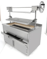 Erhöhte Holzkohlegrills – 1,69 m³