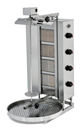 Gas Shawarma Machines Motor on Top – 14 kW