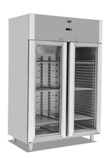 Standkühlschrank mit Doppeltüren und Glas – 1400 L