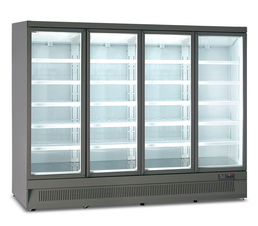 Wandkühlregal MR 250 TN4, 2508×710×2003 mm