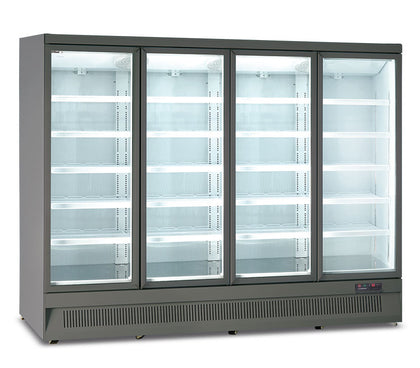 Wandkühlregal MR 250 TN4, 2508×710×2003 mm