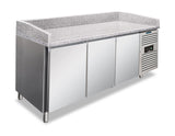 Pizzakühltisch PZF 03, 2020×800×1000 mm, +2°C / +8°C