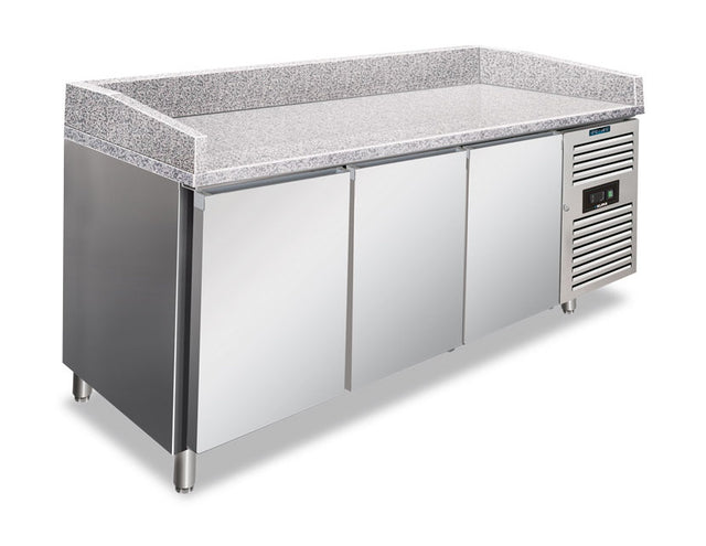 Pizzakühltisch PZF 03, 2020×800×1000 mm, +2°C / +8°C