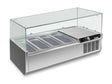 RWX 1202 GN-Aufsatzkühlvitrine +2°C / +8°C N° 4 GN1/3