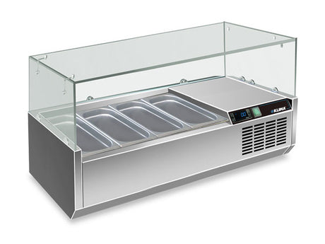 RWX 1202 GN-Aufsatzkühlvitrine +2°C / +8°C N° 4 GN1/3