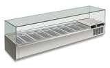 RWX 2002 GN-Aufsatzkühlvitrine 2000×395×435 mm