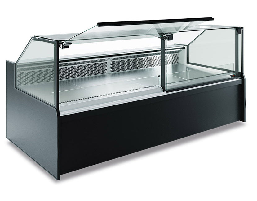 Ventilierte Fleisch- und Feinkosttheke SAMA 250 XL 2560×1200×1280 mm